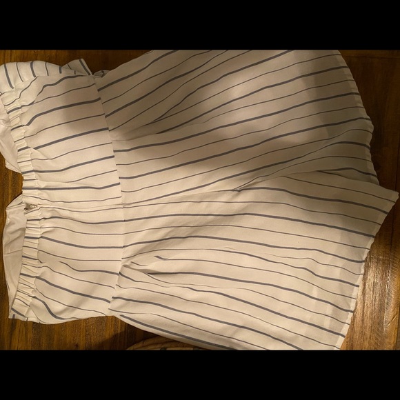 Blue and white striped romper from BOUTIQUE!!! - Picture 3 of 3